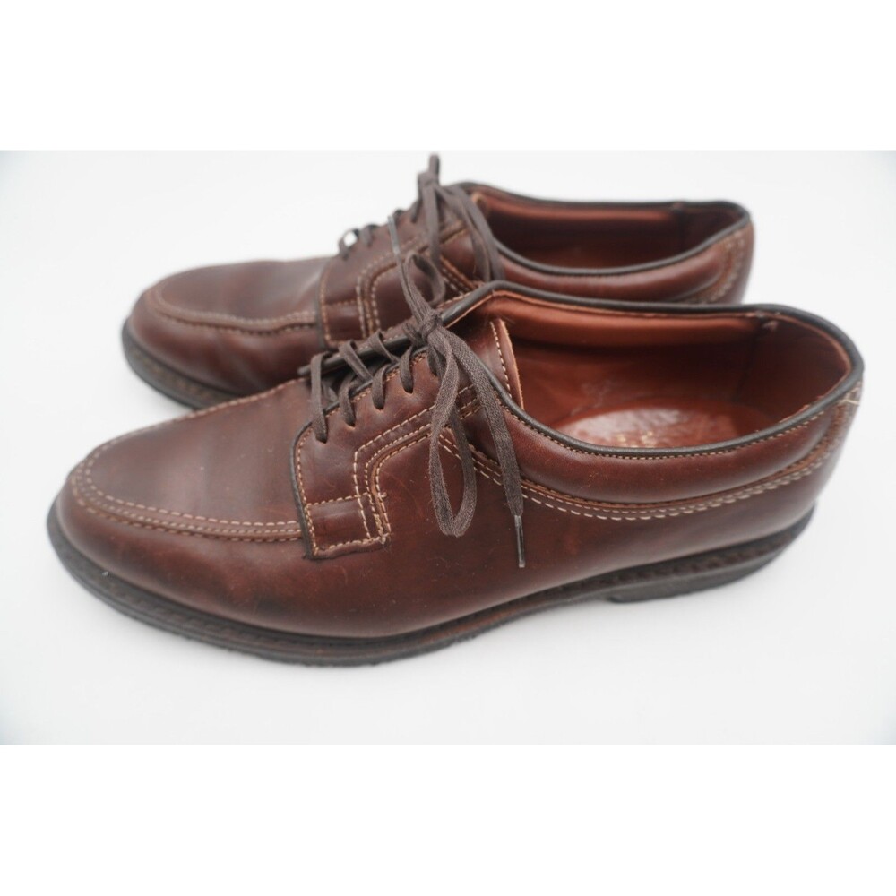 Allen Edmonds Men Wilbert Oxford Split Toe Shoe 1930 Brown 10 D Handcrafted USA